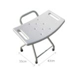 AR-204 Taboret prysznicowy składany. Stalowy