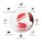 Podpiętki żelowe rozmiar S N84S (2 szt.) - obrazek 2