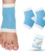 nawilżające skarpetki z żelową poduszką na piętę N20N niebieskie