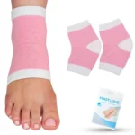 Nawilżające skarpetki z żelową poduszką na piętę niebieskie N20N (2 szt.)