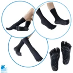 Długie antypoślizgowe skarpetki pięciopalczaste S03 (1 para) - obrazek 2