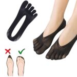 Zestaw pięciu par stopki pięciopalczaste czarne N17C - obrazek 7