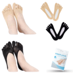 Zestaw dwóch par stopki pięciopalczaste czarne i beżowe N17+N17C - obrazek 5