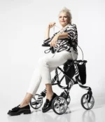 CHODZIK 4-KOŁOWY SPACE -WZÓR ,,ZEBRA'' - obrazek 3