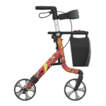 CHODZIK 4-KOŁOWY-WZÓR ,,FLOWER POWER" - obrazek 2